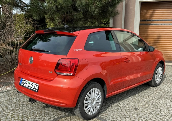 Volkswagen Polo cena 18500 przebieg: 173100, rok produkcji 2010 z Bolesławiec małe 596